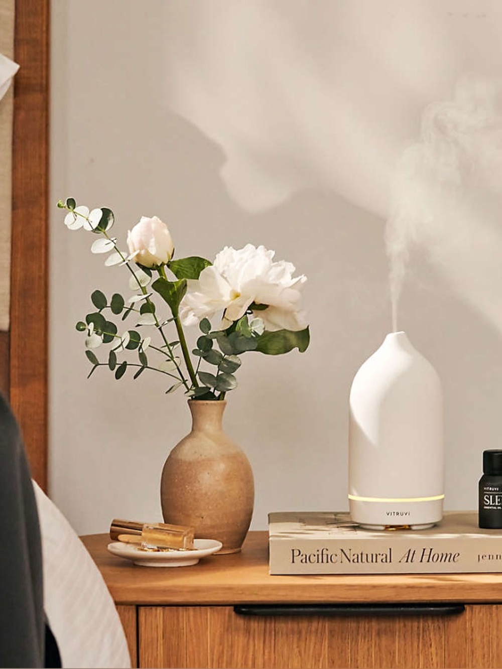 Vitruvi White Stone Essential Oil Diffuser